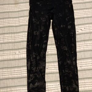 SPANX Black Camo Leggings for Women